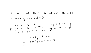 Obecná rovnice roviny v prostoru 1